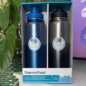 ThermoFlask Insulated Stainless Steel Water Bottle Set
